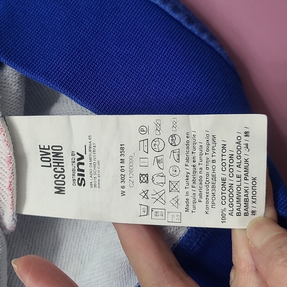 Moschino Colorful World Map Sweatshirt Size S (USA 6 ) - Picture 12 of 17